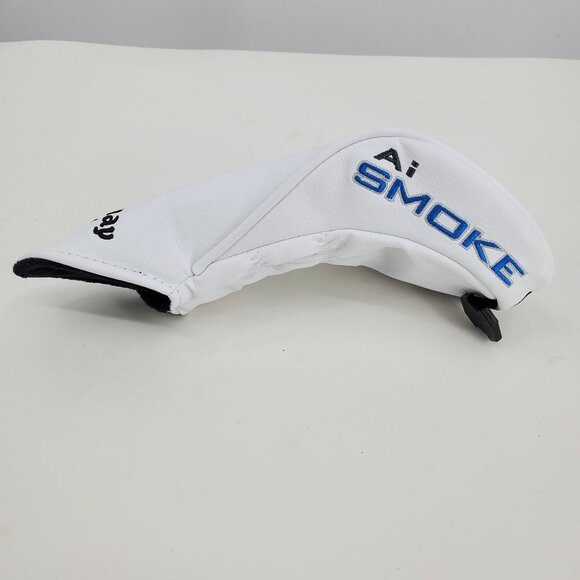 Callaway AI Smoke Paradym White and Blue Embroidered Club Headcover - Picture 8 of 9